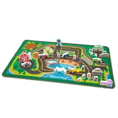 Melissa and doug store jumbo roadway playset