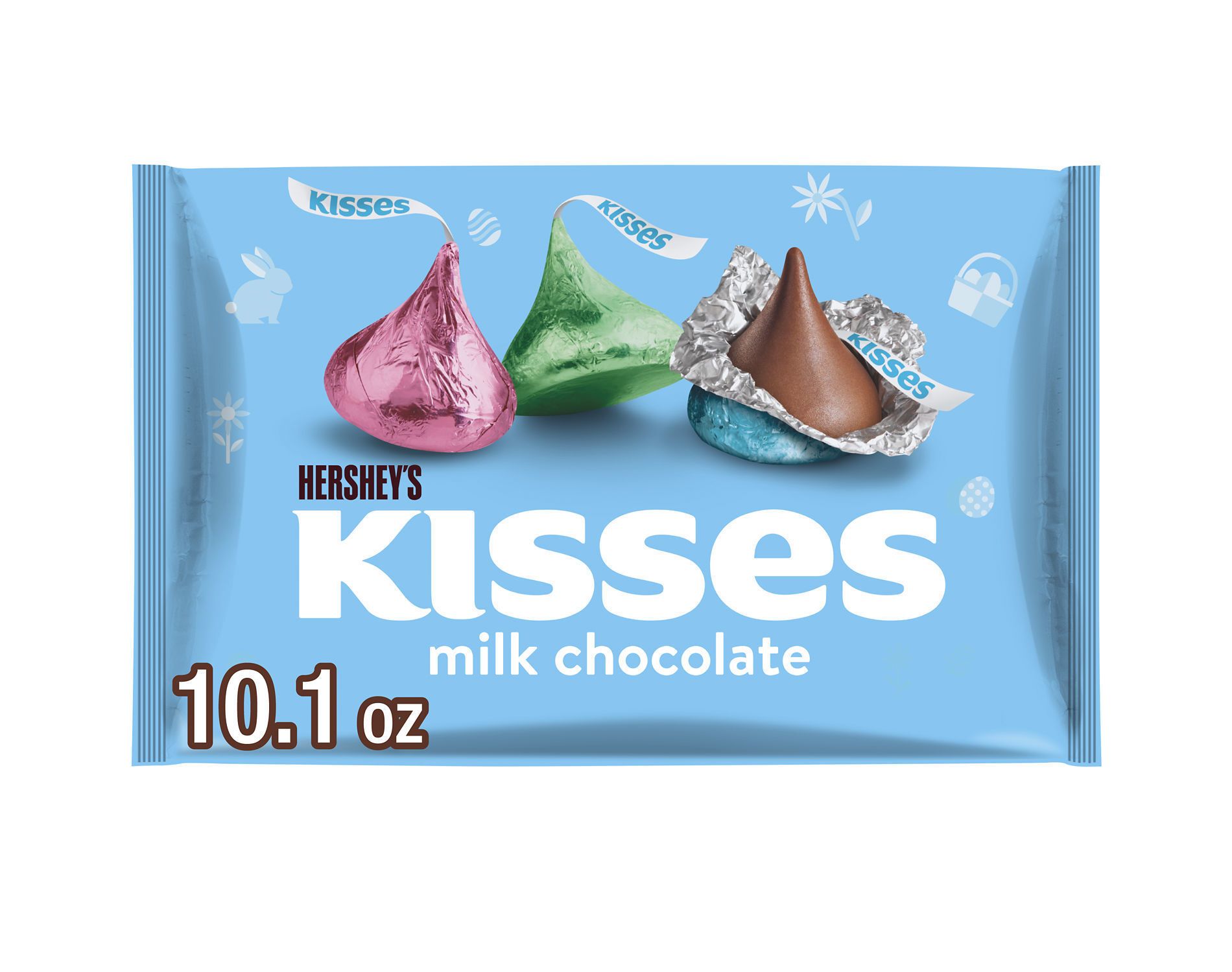 HERSHEY'S Kisses Milk Chocolate Easter Candy - 10.1oz