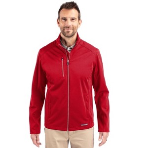 Cutter & Buck Evoke Eco Softshell Recycled Full Zip Mens Jacket - 1 of 2
