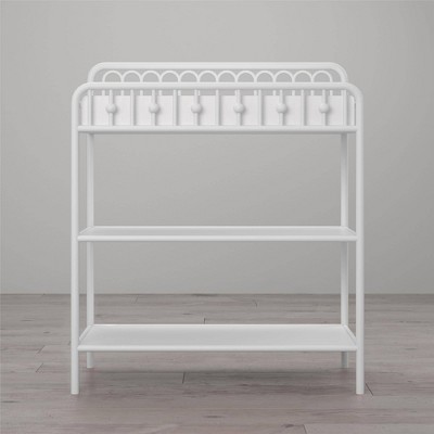 metal baby changing table