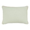 Saro Lifestyle Poly Filled Throw Pillow with Coral Design, 14"x20", Multicolored - 2 of 3