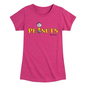 Girls' - Peanuts - Franklin Fitted Short Sleeve Graphic T-Shirt - 1 of 4