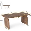Tribesigns 63-Inch Rectangular Wooden Executive Desk - 3 of 4