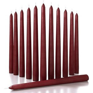 10 inch Taper Candles Set of 12 - Tall Candles Unscented - Tapered Candle Sticks - 1 of 4