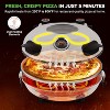 NutriChef  Countertop Electric Pizza Maker with Dual Temperature Controls - 3 of 4