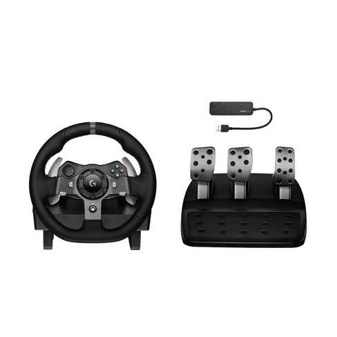  Logitech G920 Driving Force Racing Wheel and Floor