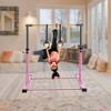 Gymnastics Kip Bar for Kids with Rings, 35.4'' - 59'' Adjustable Height Gymnastic Horizontal Training Bar, Gym Equipment For Home Training Exercise - 4 of 4