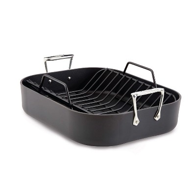 All-Clad Gourmet Accessories, Large Stainless Steel Nonstick Roaster with Rack