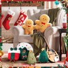 BABYYER Lovely Plush Toy, Christmas Tree and Fun Gingerbread Shaped Plush Throw Pillow, Soft Waist Cushion, Suitable for Party and Home Decoration - 2 of 4