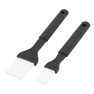 Unique Bargains Family Outdoor Plastic Pastry Barbecue Grilling Sauce Oil Basting Brush 2 in 1 Set - 1 of 4