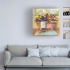 Trademark Fine Art -Carol Rowan 'Bathtub Bouquet Ii' Canvas Art - 2 of 4