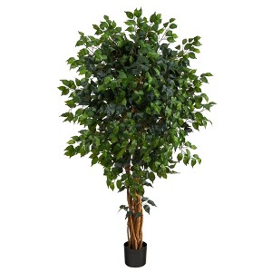 Nearly Natural 5.5-ft Palace Ficus Artificial Tree - 1 of 4