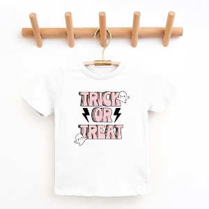 The Juniper Shop Trick Or Treat Lightning Bolt Toddler Short Sleeve Tee - 1 of 2