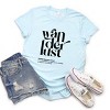Simply Sage Market Wanderlust Definition Short Sleeve Tee - M - Ice Blue - 3 of 4