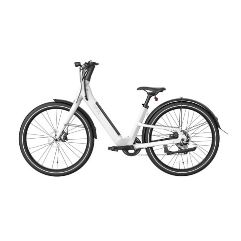 Okai Stride 27.5 Step Through Electric Cruiser Bike White Target