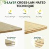 Extra Large Bamboo Cutting Board, Reversible Curved Butcher Block with Deep Juice Groove - 2 of 4