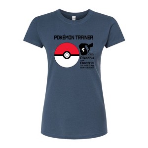 Women's - Pokémon - Pokeball Trainer Fitted Graphic T-Shirt - 1 of 3