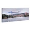 Stupell Industries Looming Fog Mountain Peak Reflective Lake Photography Canvas Art, 24" x 10" - 2 of 4