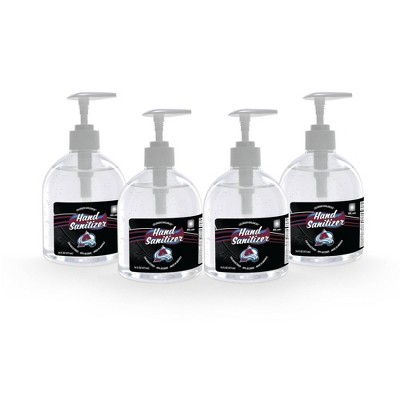 NHL Colorado Avalanche 16oz Pump Top Hand Sanitizer - 4pk