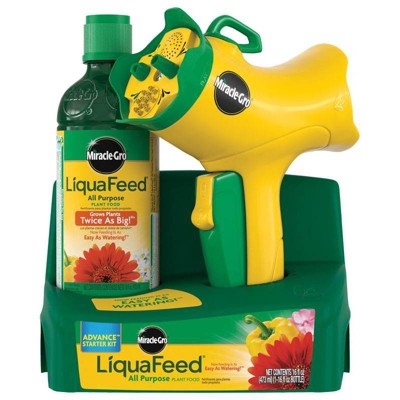 Miracle-Gro 16oz Liquafeed All Purpose Plant Food Advanced Starter Kit Feeder