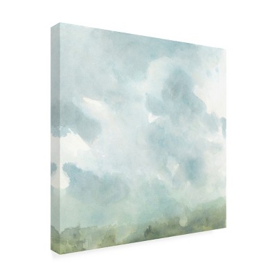 Moody Horizon I 18" x 18" Canvas Landscape Art