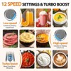 Itopfox 1000W 3-in-1 Immersion Blender with Anti-Scratch Stainless Steel Blade, 12 Speed Adjustable Turbo Mode, Whisk & Milk Frother, Non-BPA - 4 of 4