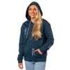 Harry Potter Womens Hogwarts Alumni House Crest Lightweight Zip-Up Hoodie - 4 of 4