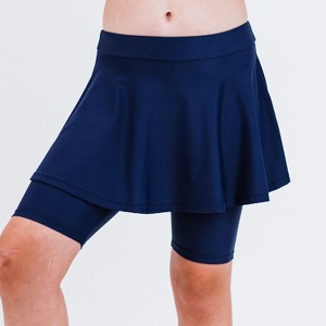 Calypsa Girl's Midi Swim Skort - 1 of 3