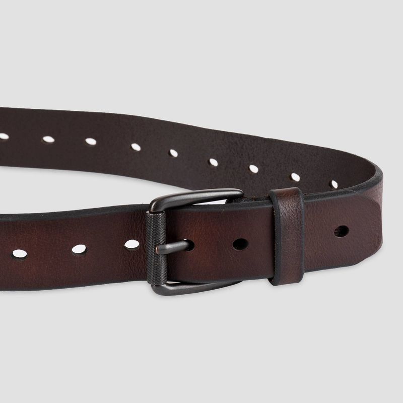 DENIZEN® from Levi's® Men's Big & Tall Roller Buckle Casual Leather Belt - Brown, 4 of 5