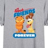 Women's - Garfield - Best Friends Forever Oversized Graphic T-Shirt - 2 of 4