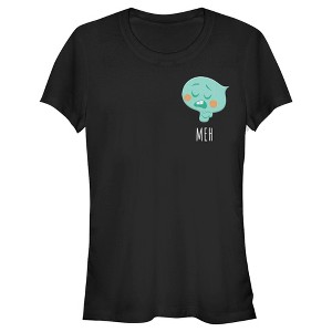 Juniors Womens Soul 22 Meh Badge T-Shirt - 1 of 4