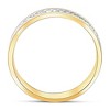 Pompeii3 Men's 14k Gold Two Tone Comfort Fit Braided Wedding Band - 2 of 4