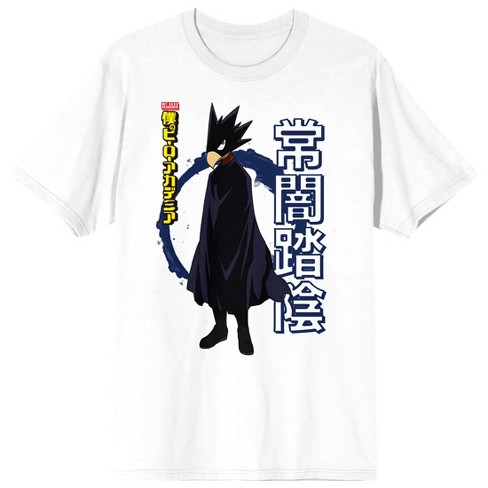My Hero Academia Fumikage Tokoyami Crew Neck Short Sleeve Men's White  T-shirt : Target