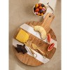 Mandawa Charcuterie Board - White, 19" - 2 of 4