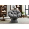 CAVINAS Oversized Swivel Accent Chair,Swivel Barrel Chair,Modern Upholstered Swivel Chairs for Living Room - 4 of 4