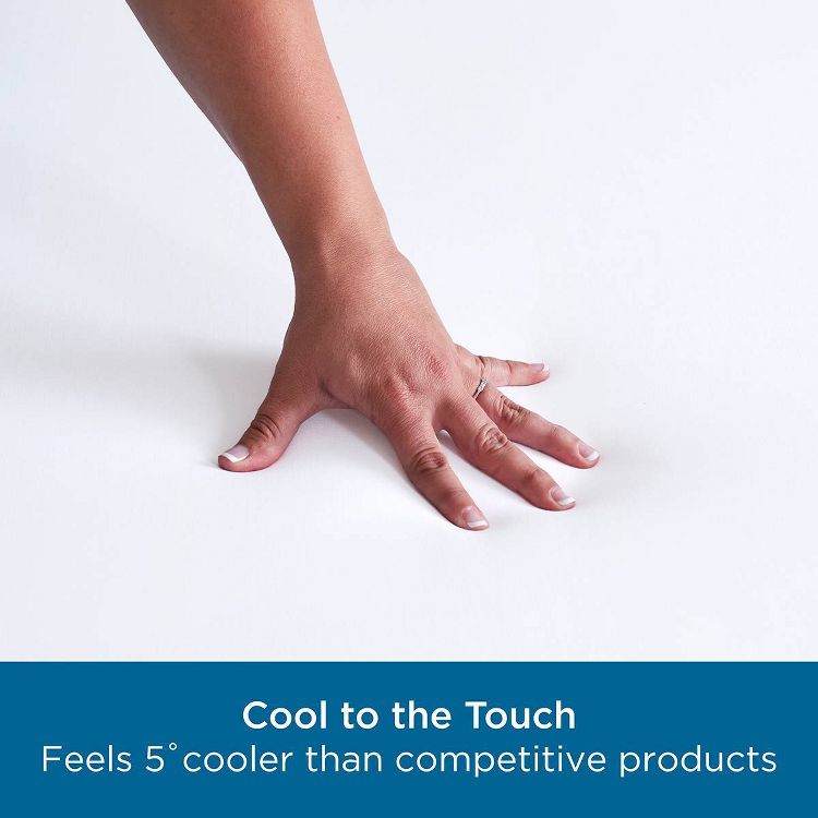 Allerease  Clean Boost Cool Touch Waterproof Machine Washable Fitted Mattress Protector, 5 of 8