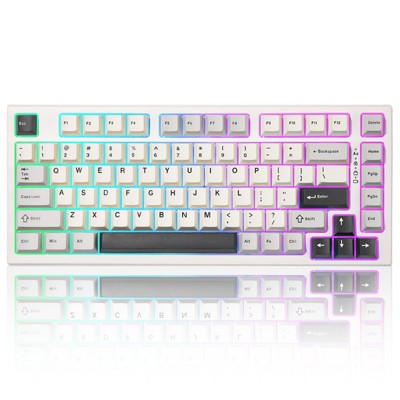 MaseiKar RT80 Gaming Keyboard, 8K Polling Rate, 75% Layout,BT/2.4GHz/Wired,RGB Backlit,Hot Swap,Adjustable Actuation Wireless