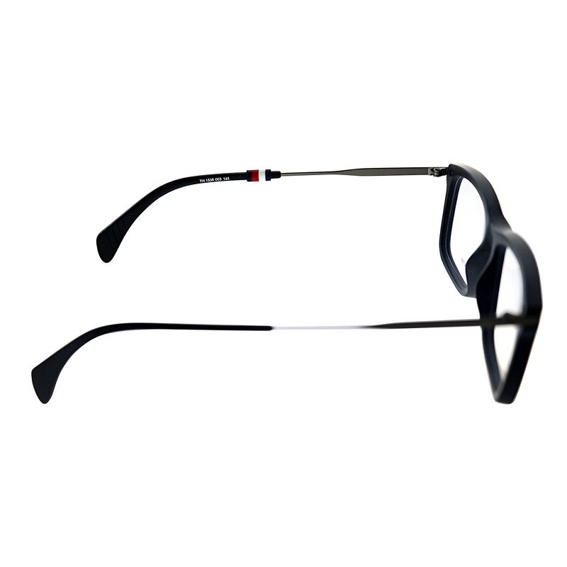 Tommy Hilfiger TH 1538 003 Unisex Rectangle Eyeglasses Matte Black 55mm, 3 of 4