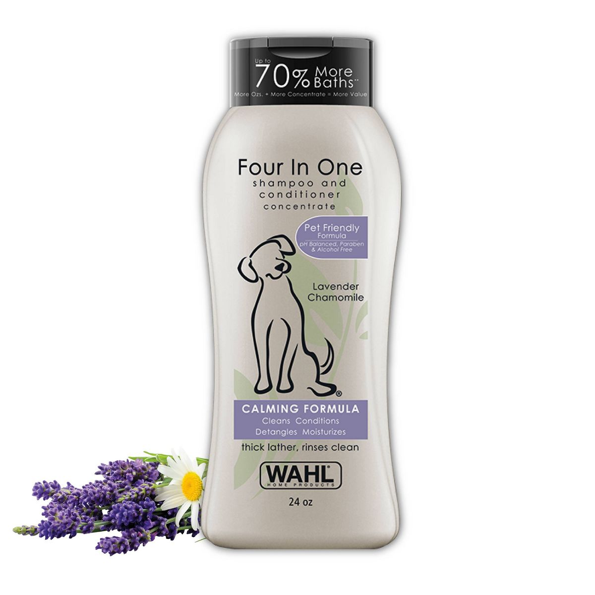 Wahl Four-In-One Fresh Scented Calming Formula Dog Shampoo and Conditioner - 24 fl oz - thumbnail 3