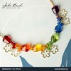 Crystal Lane DIY 12x16mm Glass Faceted Nuggets Rainbow Mix 7" Designer Bead Strand - 3 of 4