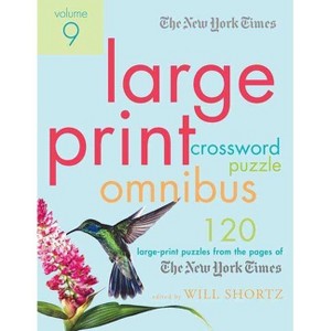 The New York Times Large-Print Crossword Puzzle Omnibus Volume 9 - (Paperback) - 1 of 1