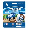 MasterPieces Officially Licensed MLB Los Angeles Dodgers Wooden Toy Train Engine For Kids - 4 of 4