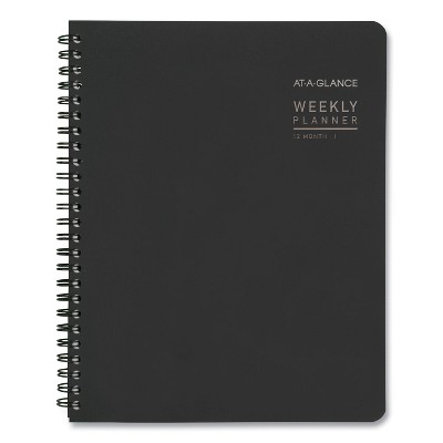 AT-A-GLANCE Contemporary Lite Weekly/Monthly Planner 8.75 x 7 Black 2022 7054XL05