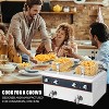Dual Tank Electric Deep Fryer, Commercial Countertop Fryer with Faucet, Stainless Steel Oil Drain & Timer for Home and Restaurant Use - 3 of 4