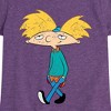 Girls' - Hey Arnold! - Distressed Arnold Fitted Short Sleeve Graphic T-Shirt - 2 of 4