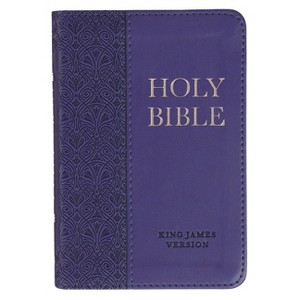 KJV Bible Mini Pocket Faux Leather, Purple) - (Leather Bound) : Target