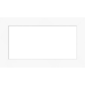 Amanti Art Cabinet White Framed Dry Erase Magnetic Board - 1 of 4