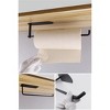 Dracelo Wall mounted towel rack sticky paper towel rack for kitchen and bathroom cabinets - 2 of 4