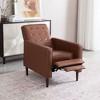 CENGHU Mid-Century Modern Recliner Chair for Adults, Comfy Modern Accent Armchairs, Accent Chair, Single Sofa Chair for Living Room, Bedroom - 2 of 4