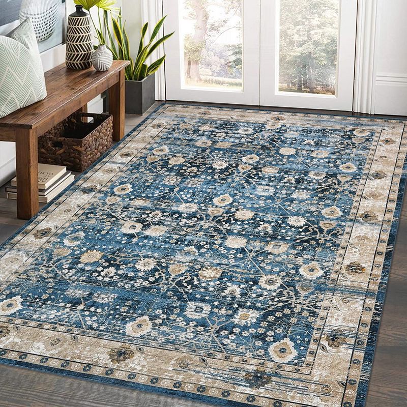 WhizMax Machine Wash Rug Area Rug Bohemian Accent Rug for Living Room Bedroom Rug, 2 of 10